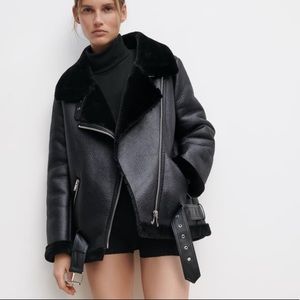 Zara Double Faced Biker Jacket